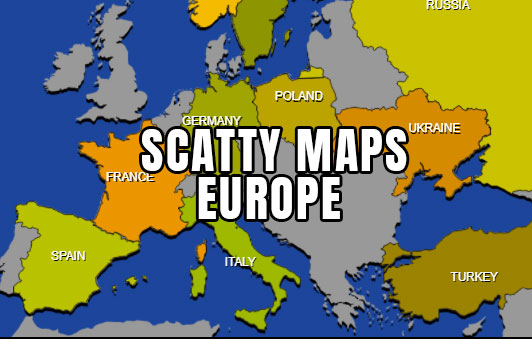 Scatty Maps: Europe thumbnail